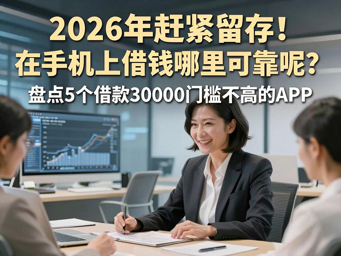 2026年赶紧留存!在手机上借钱哪里可靠呢?盘点5个借款30000门槛不高的APP