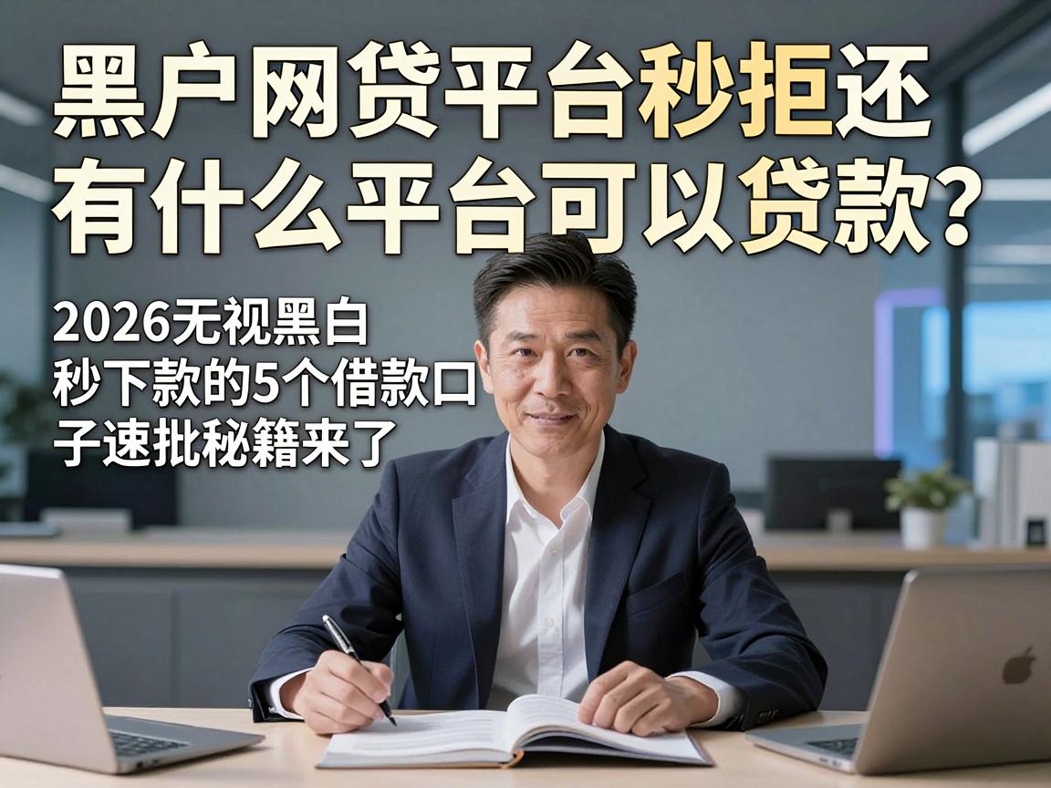 黑户网贷平台秒拒还有什么平台可以贷款?2026无视黑白秒下款的5个借款口子速批秘籍来了!