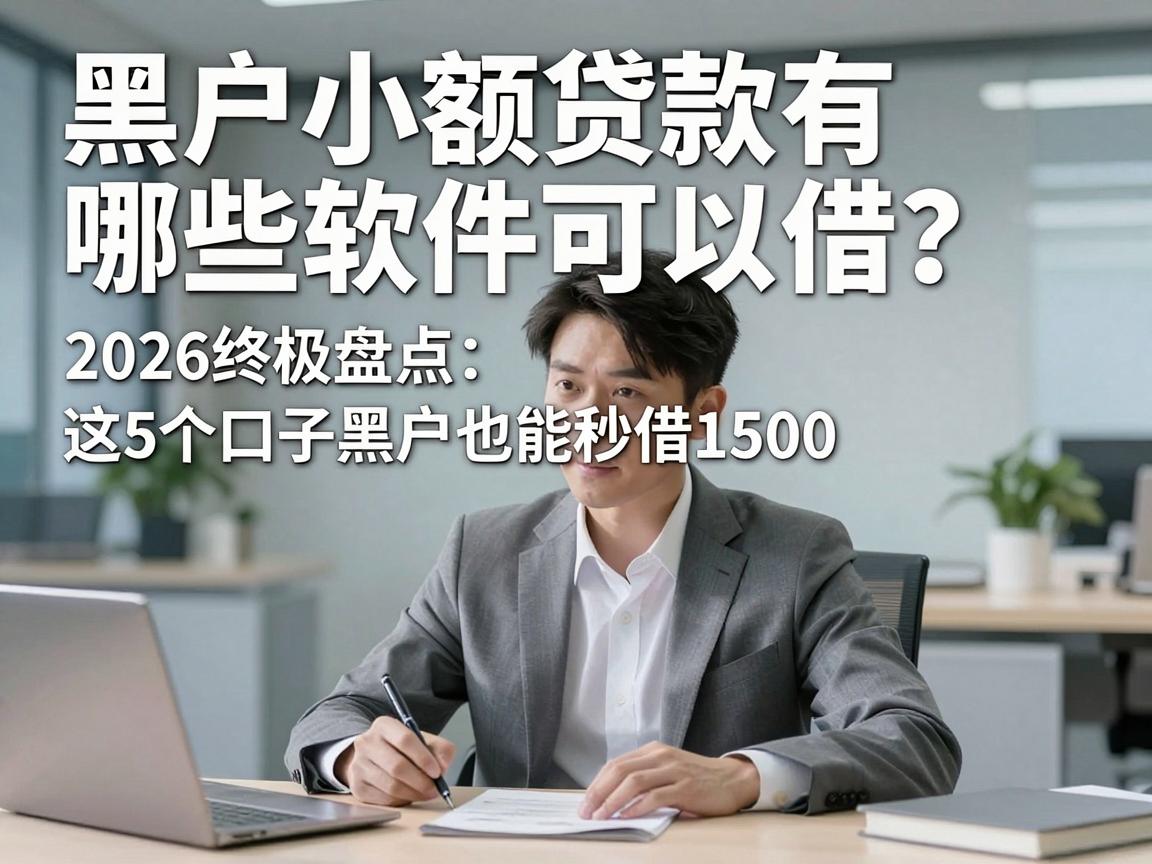 黑户小额贷款有哪些软件可以借？2026终极盘点：这5个口子黑户也能秒借1500