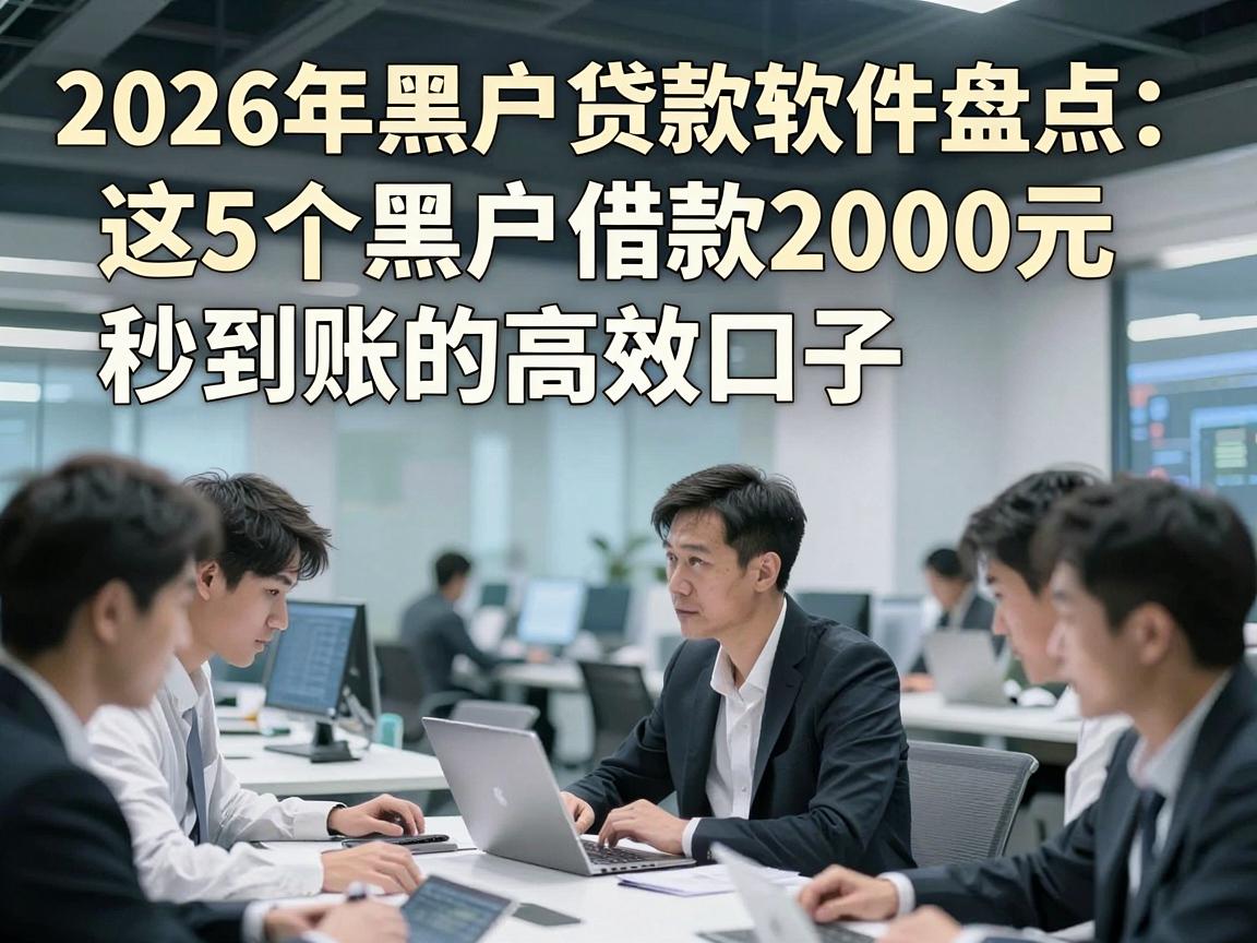 2026年黑户贷款软件盘点：这5个黑户借款2000元秒到账的高效口子，2026年必申！