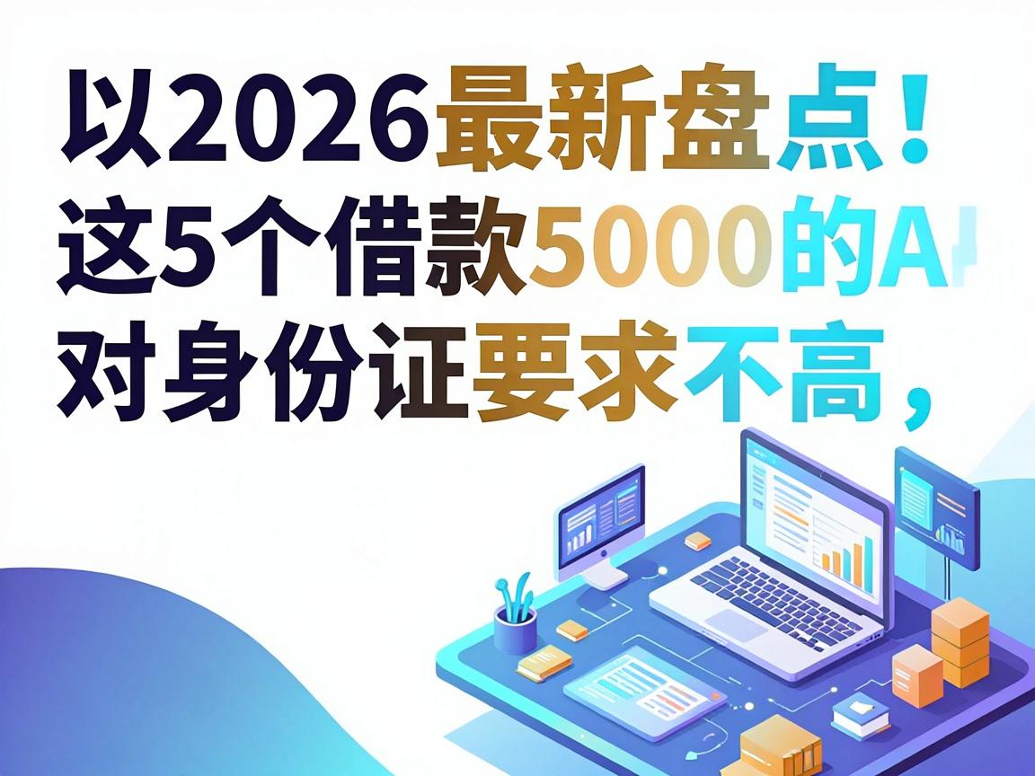 2026最新盘点!这5个借款5000的APP对身份证要求不高,不需要拍身份证的网贷有哪些速看