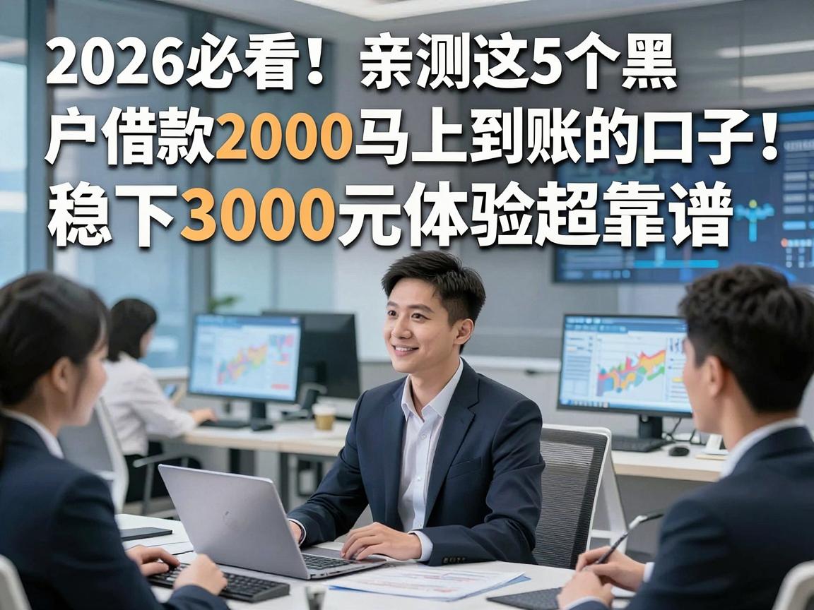 2026必看!亲测这5个黑户借款2000马上到账的口子,稳下3000元体验超靠谱