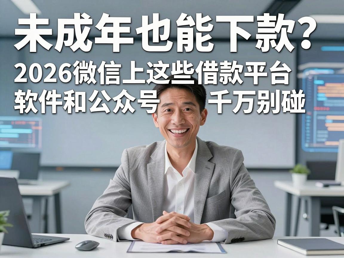 未成年也能下款?2026微信上这些借款平台软件和公众号千万别碰!