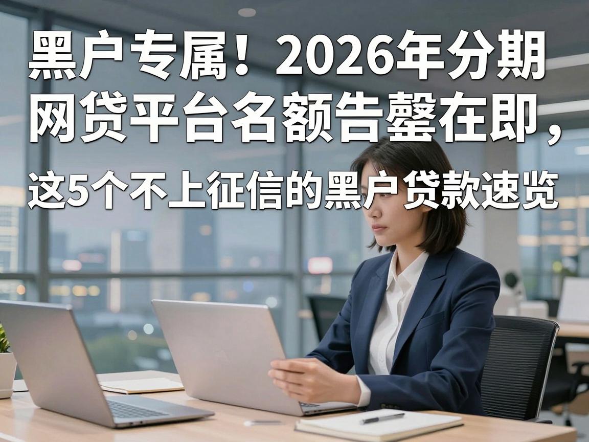黑户专属!2026年分期网贷平台名额告罄在即,这5个不上征信的黑户贷款速览