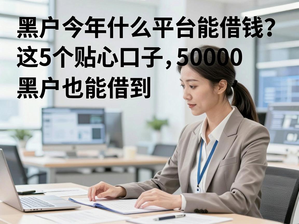 黑户今年什么平台能借钱？这5个贴心口子，黑户也能借到50000！