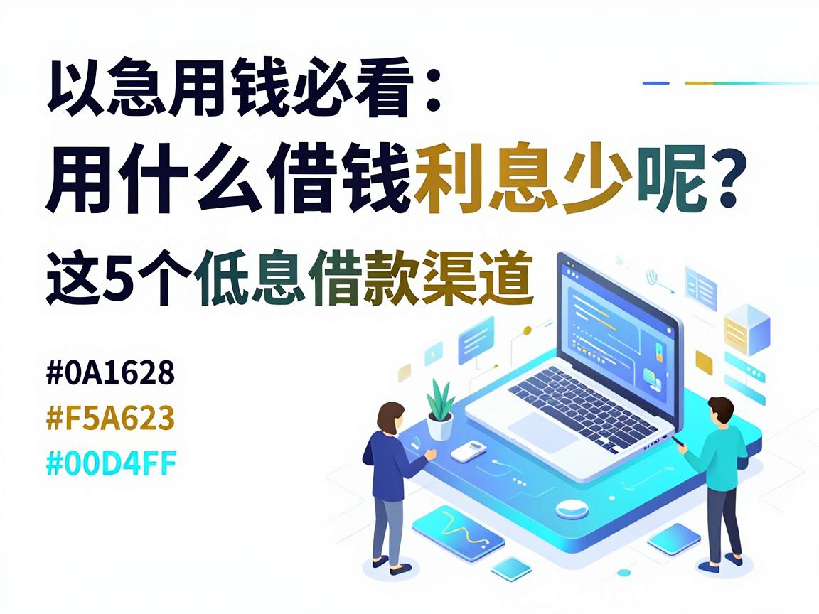 急用钱必看：用什么借钱利息少呢？这5个低息借款渠道利息少到惊人