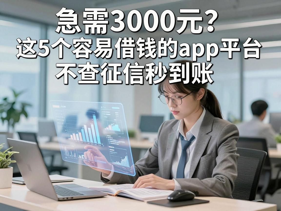 急需3000元?这5个容易借钱的app平台不查征信秒到账!