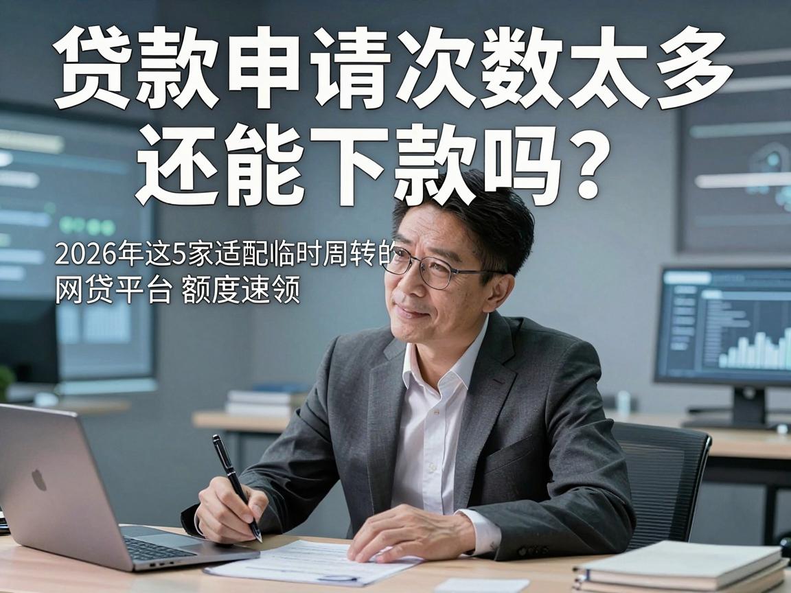 贷款申请次数太多还能下款吗?2026年这5家适配临时周转的网贷平台额度速领