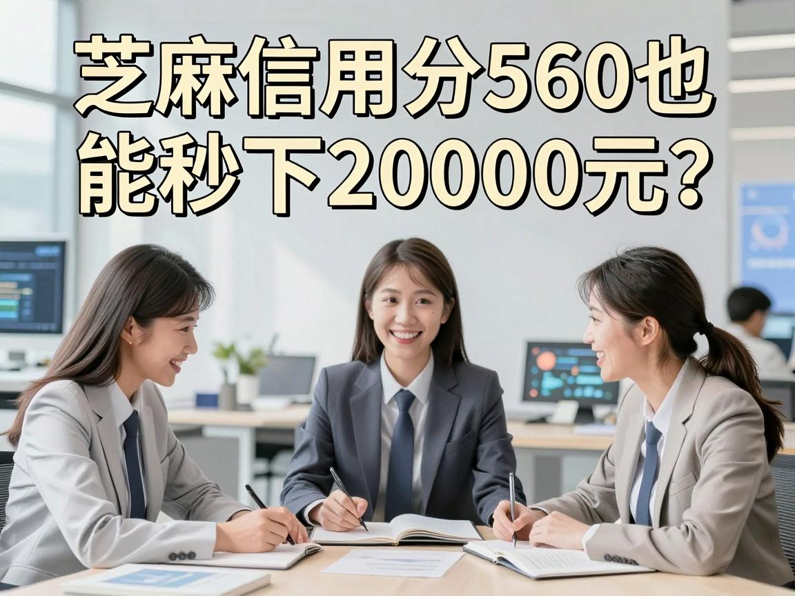 芝麻信用分560也能秒下20000元?这几个借款平台贷款口子踏实又顺畅