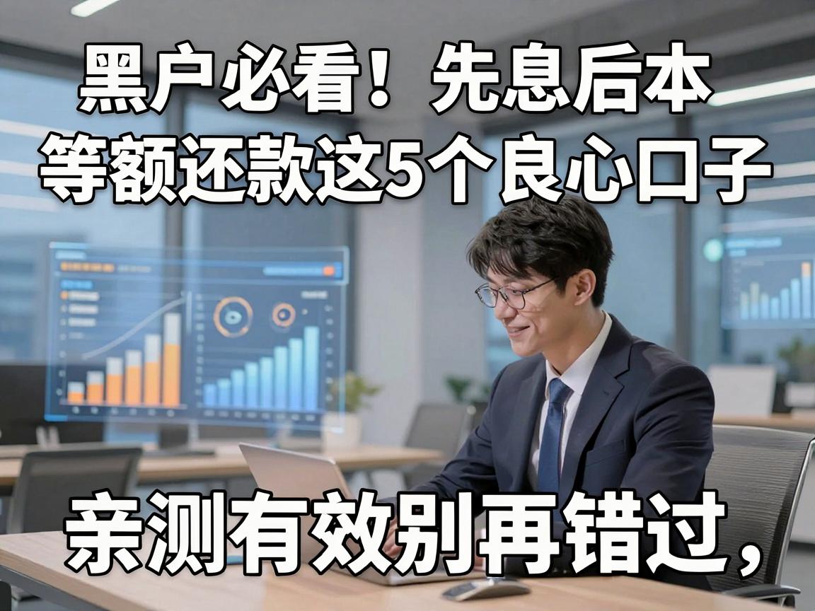 黑户必看!先息后本和等额还款这5个良心口子,亲测有效别再错过!
