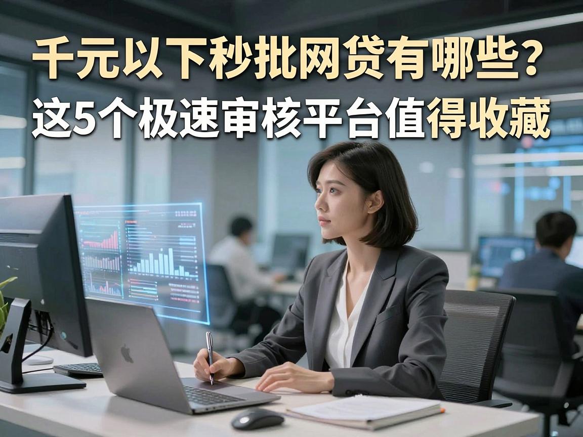千元以下秒批网贷有哪些?这5个极速审核平台值得收藏