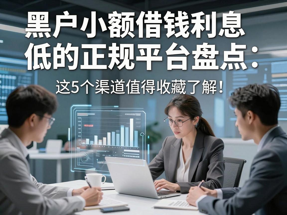 黑户小额借钱利息低的正规平台盘点，这5个渠道值得收藏了解