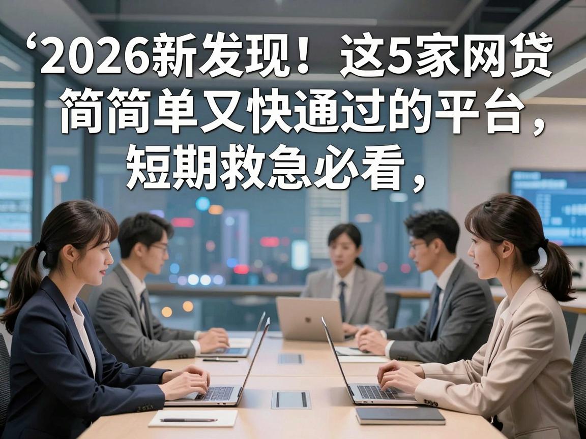 2026新发现!这5家网贷简单又快通过的平台,短期救急必看