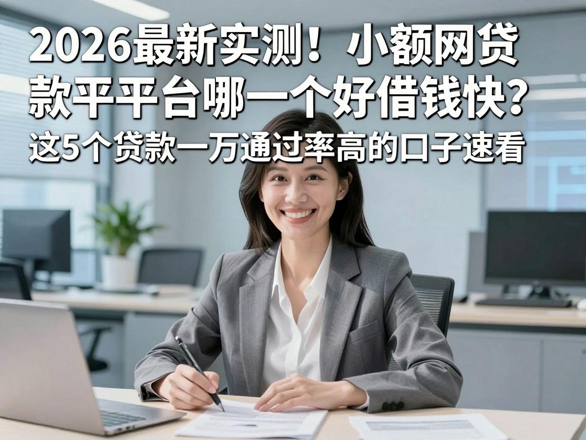 2026最新实测!小额网贷款平台哪一个好借钱快?这5个贷款一万通过率高的口子速看