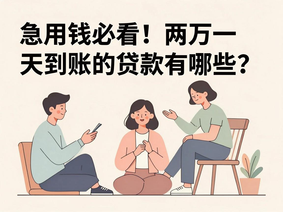 急用钱必看!两万一天到账的贷款有哪些?这5个借钱软件日息低至五百