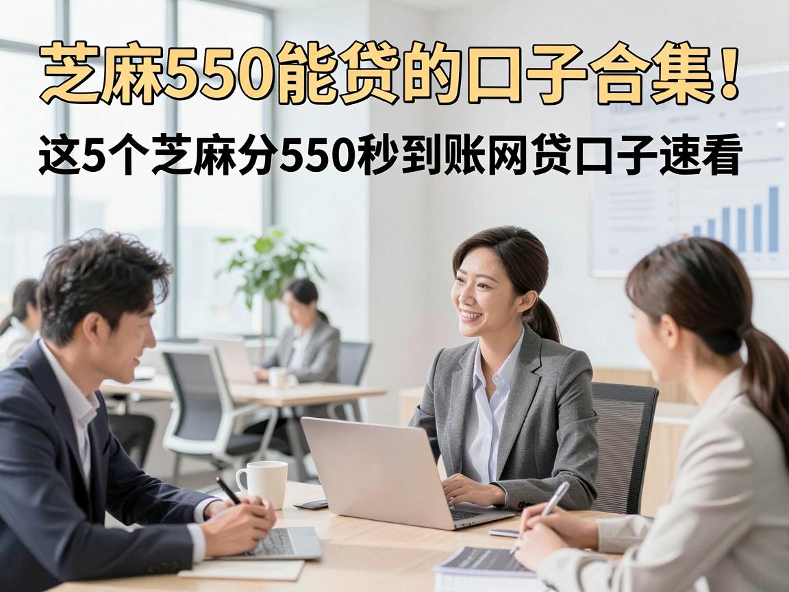 芝麻550能贷的口子合集!这5个芝麻分550秒到账网贷口子速看