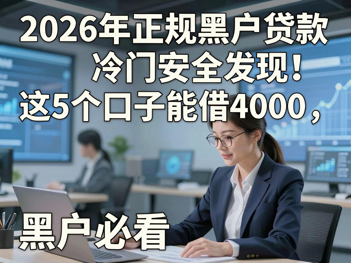 2026年正规黑户贷款冷门安全发现!这5个口子能借4000,黑户必看