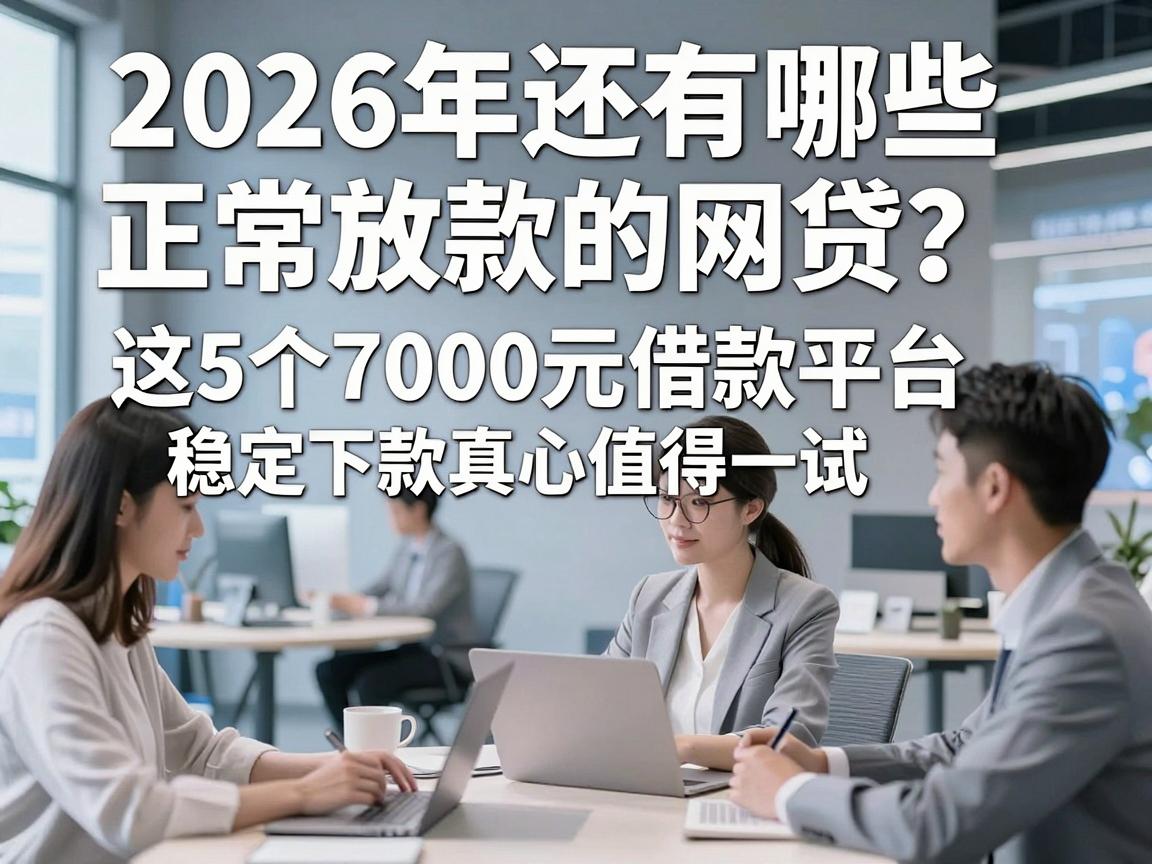2026年还有哪些正常放款的网贷?这5个7000元借款平台稳定下款真心值得一试