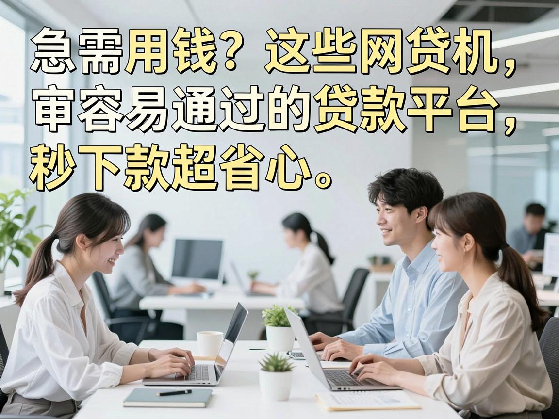 急需用钱？这些网贷机审容易通过的贷款平台，秒下款超省心！