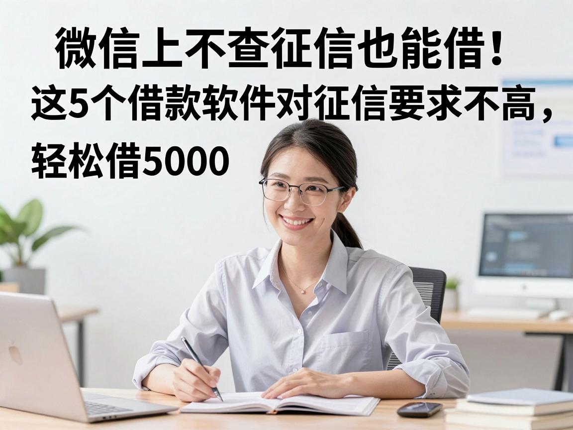 微信上不查征信也能借!这5个借款软件对征信要求不高,轻松借5000