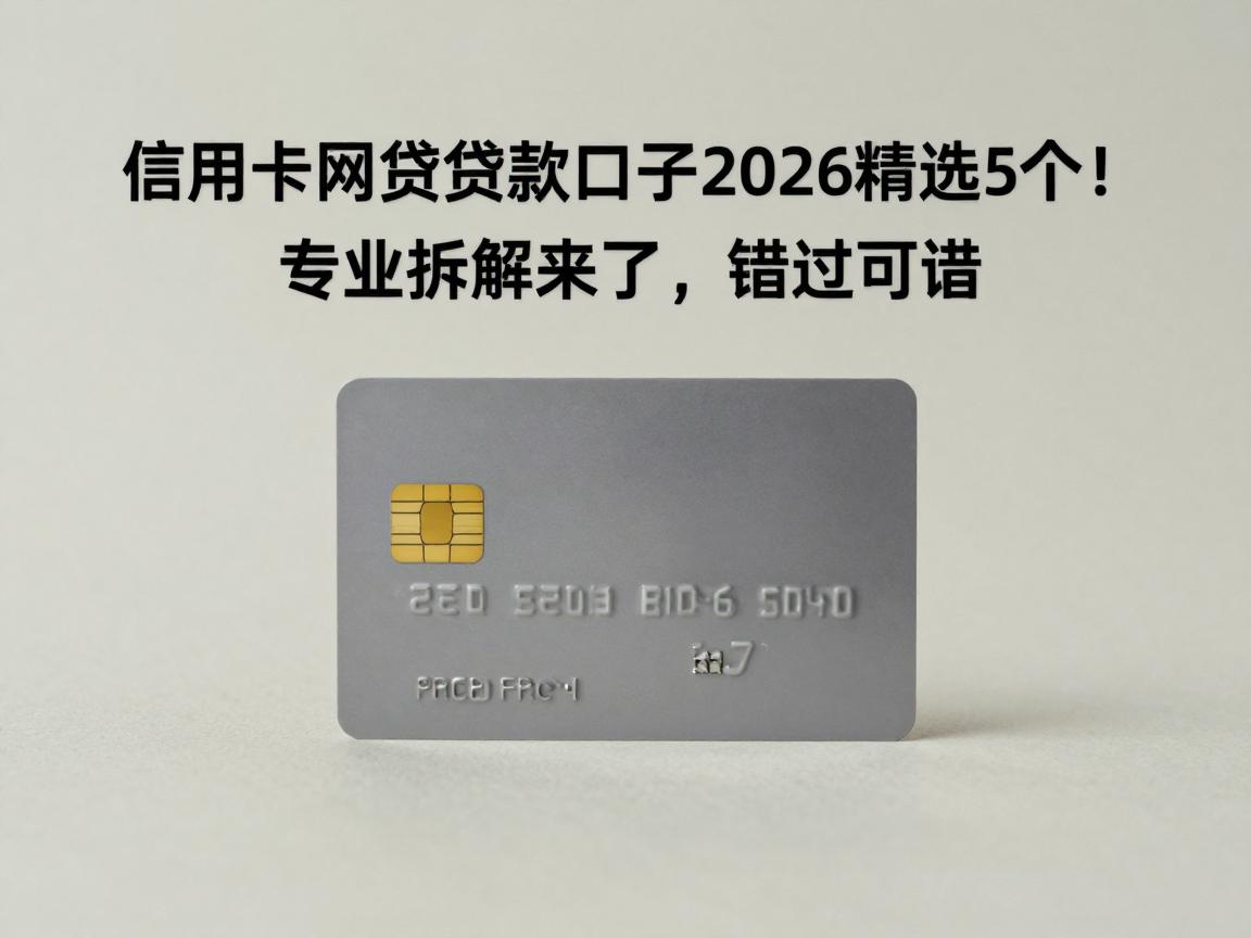 信用卡网贷贷款口子2026精选5个!专业拆解来了,错过可惜