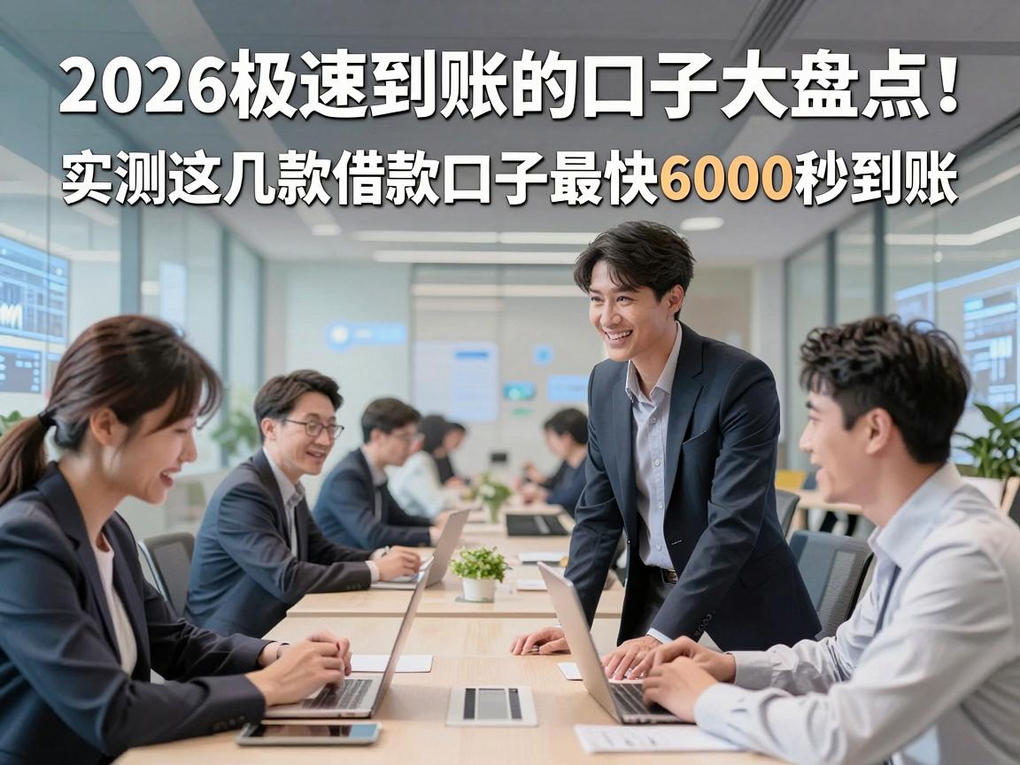 2026极速到账的口子大盘点！实测这几款借款口子最快6000秒到账