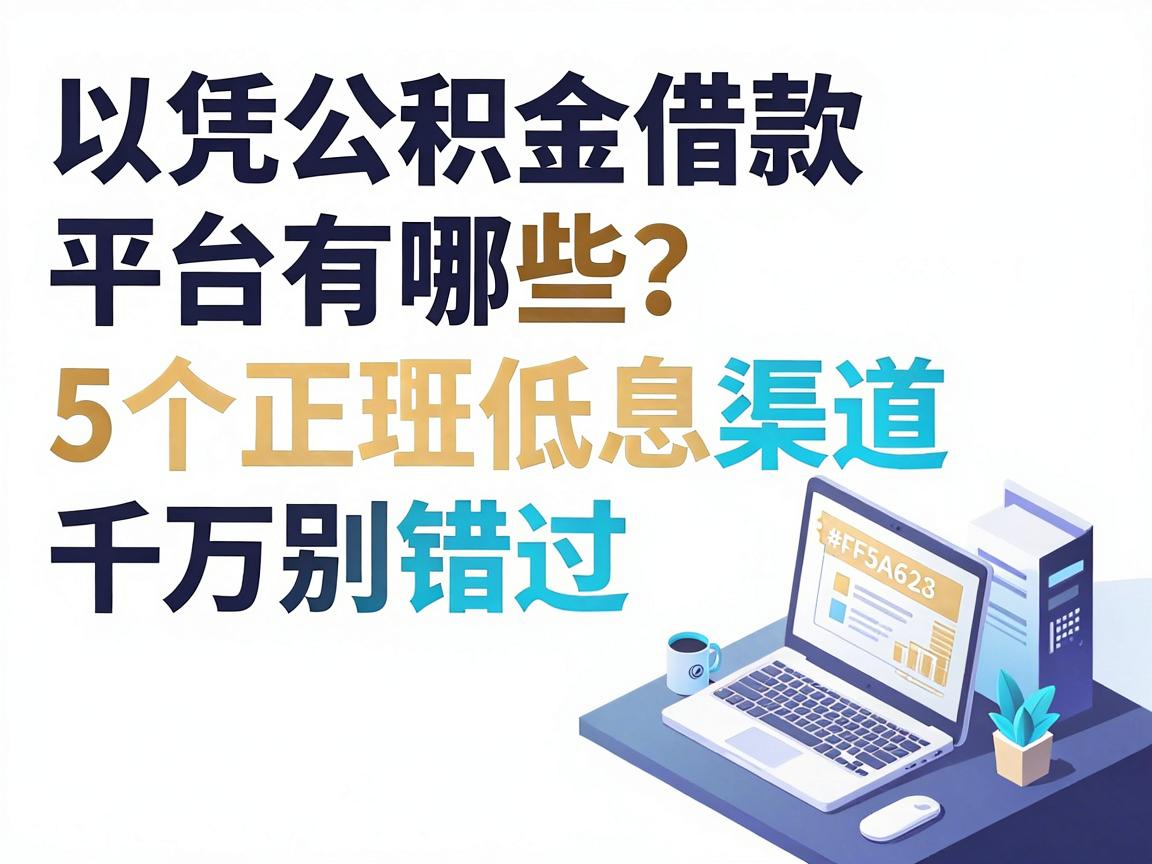 凭公积金借款平台有哪些?这5个正规低息渠道千万别错过