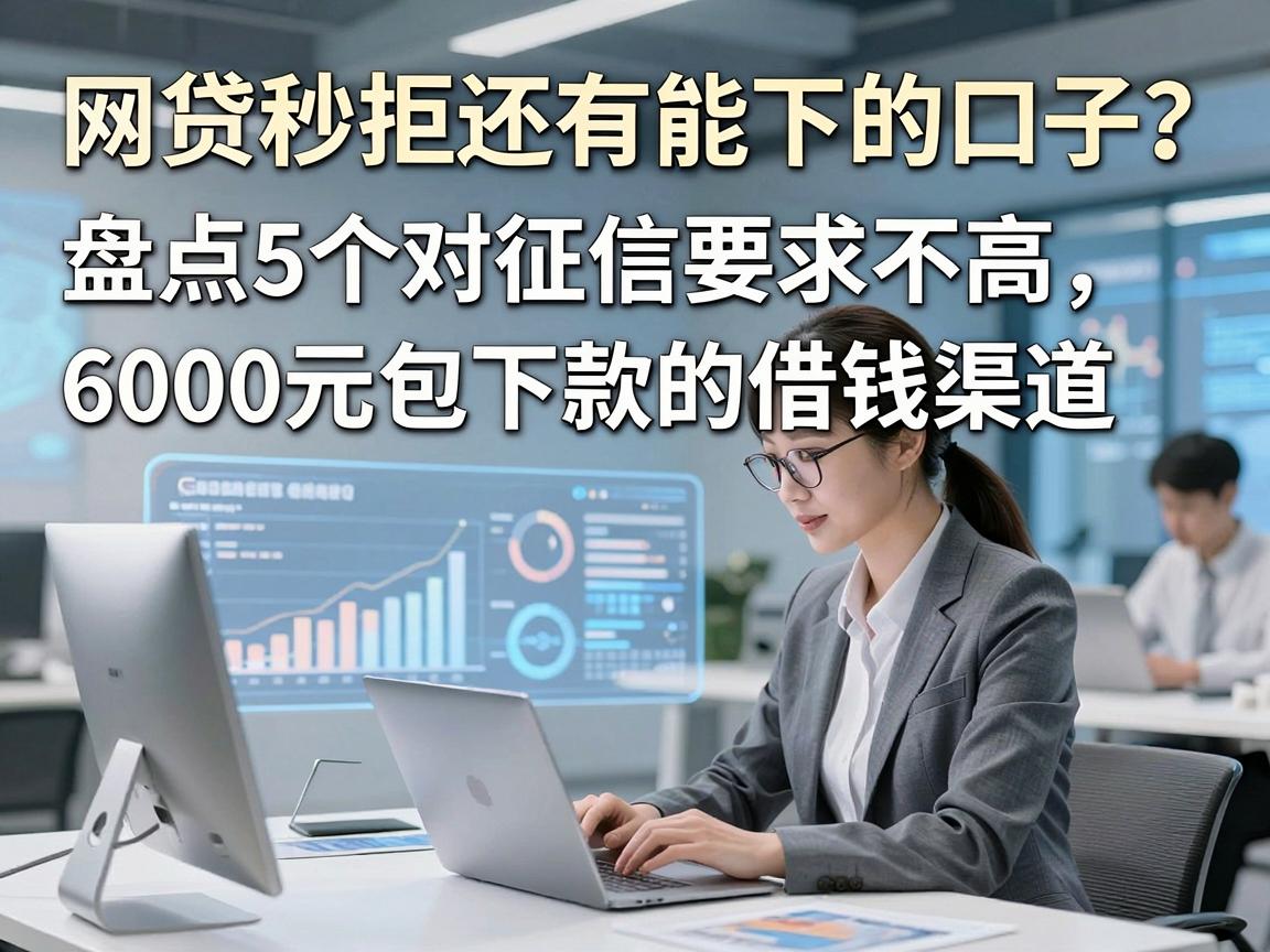 网贷秒拒还有能下的口子？盘点5个对征信要求不高、6000元包下款的借钱渠道