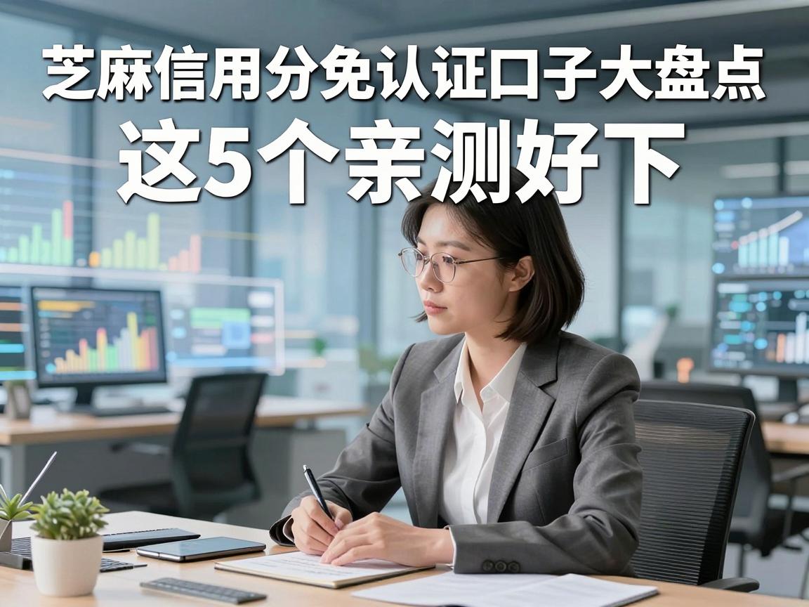 芝麻信用分免认证口子大盘点,这5个亲测好下!