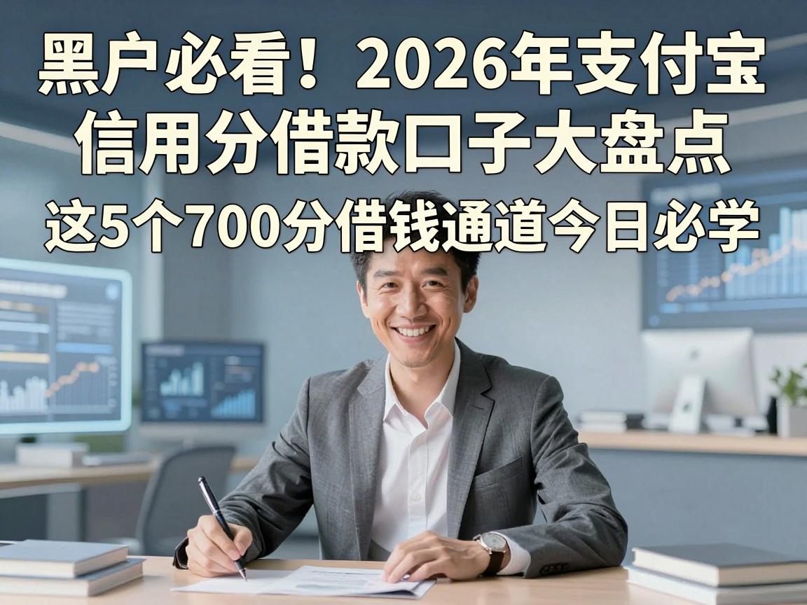 黑户必看！2026年支付宝信用分借款口子大盘点，这5个700分借钱通道今日必学