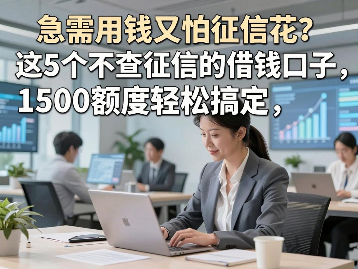 急需用钱又怕征信花？这5个不查征信的借钱口子，1500额度轻松搞定！