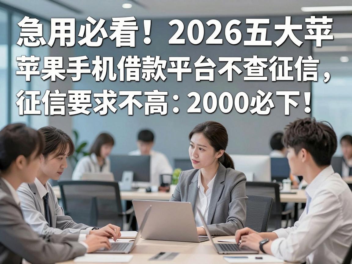急用必看!2026五大苹果手机借款平台不查征信,征信要求不高2000必下
