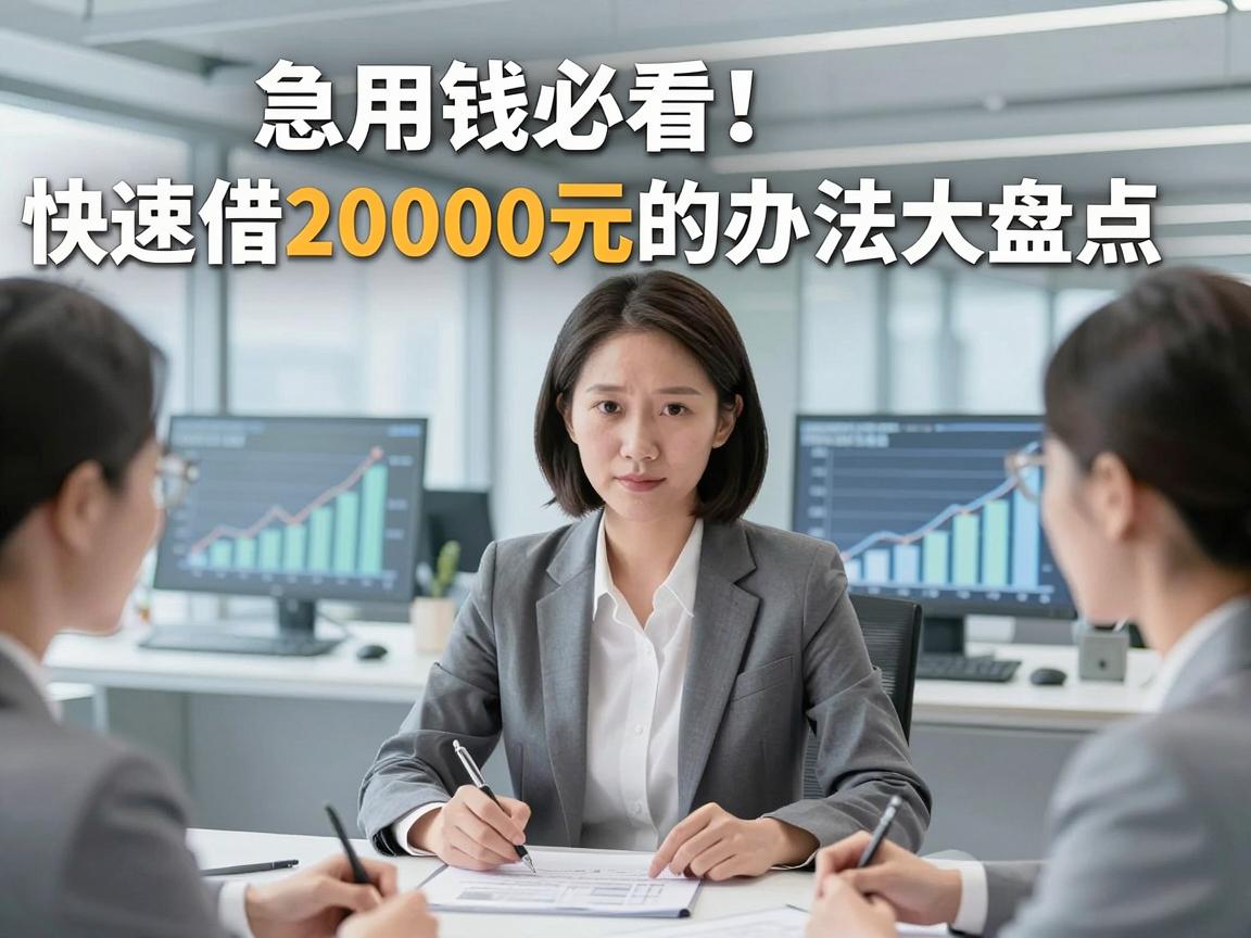 急用钱必看!快速借20000元的办法大盘点