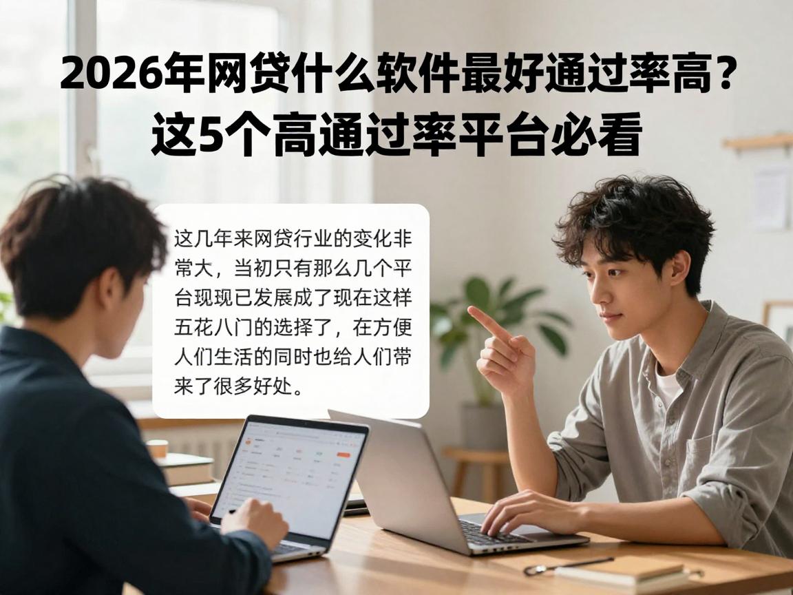 2026年网贷什么软件最好通过率高?这5个高通过率平台必看!
