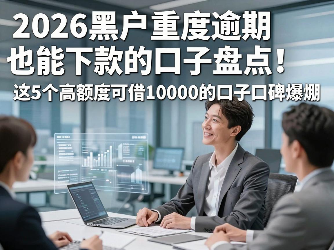 2026黑户重度逾期也能下款的口子盘点!这5个高额度可借10000的口子口碑爆棚