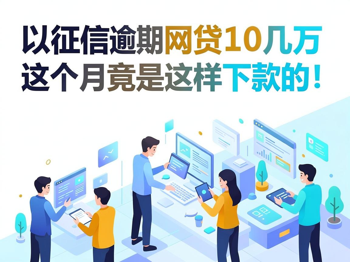 征信有逾期网贷10几万,这个月竟是这样下款的!
