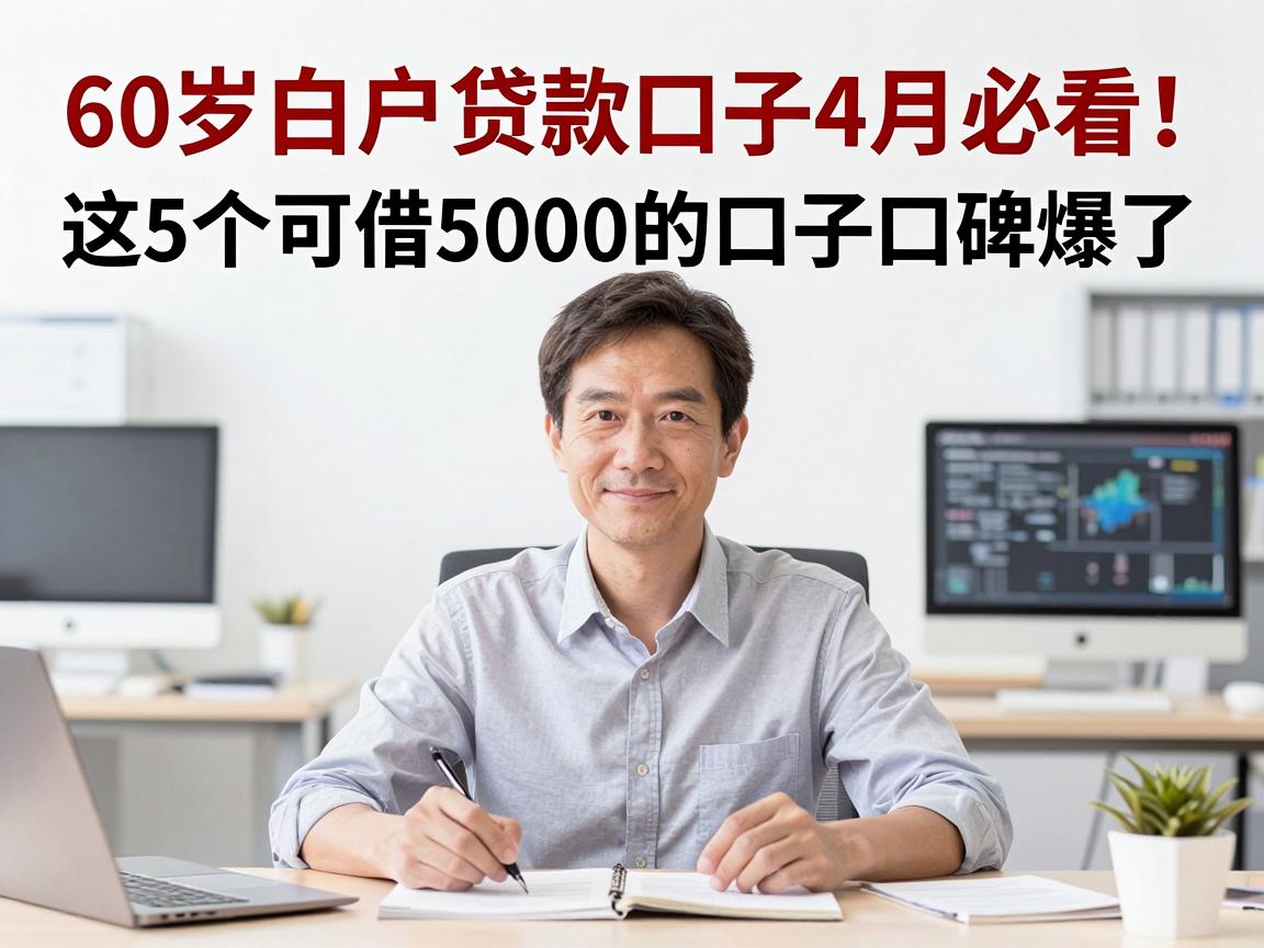 60岁白户贷款口子4月必看!这5个可借5000的口子口碑爆了