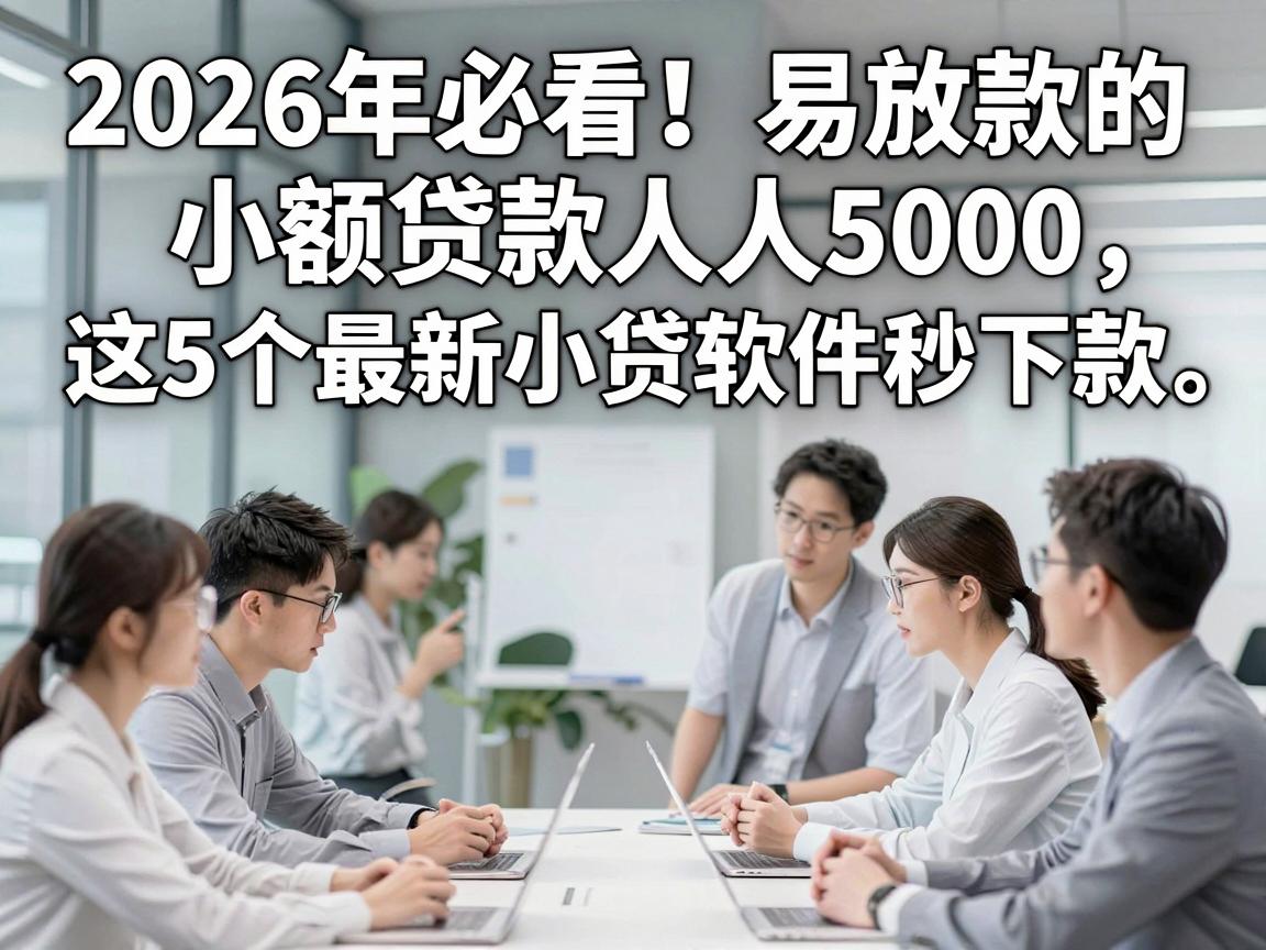 2026年必看！易放款的小额贷款人人5000，这5个最新小贷软件秒下款
