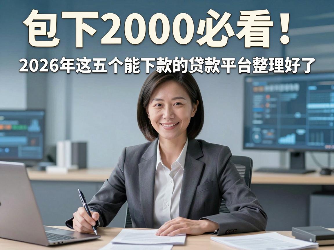 包下2000必看!2026年这五个能下款的贷款平台整理好了