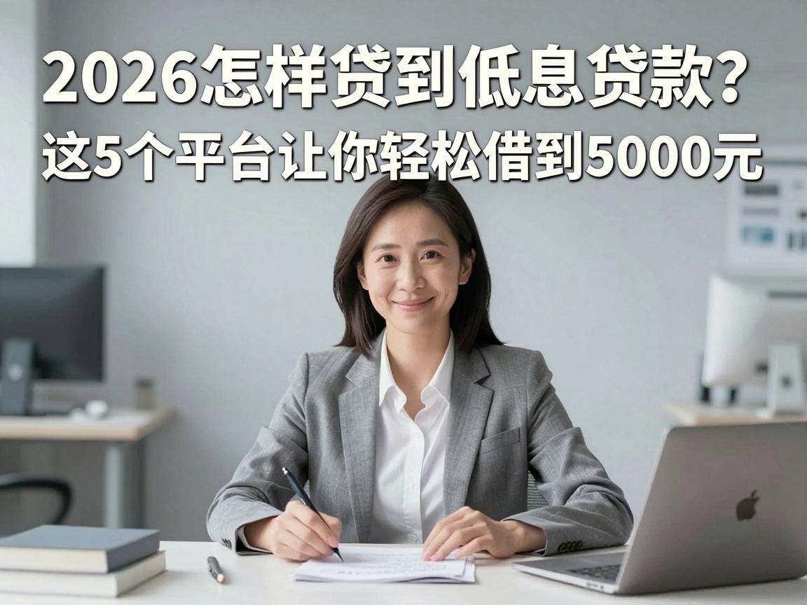 2026怎样贷到低息贷款?这5个平台让你轻松借到5000元