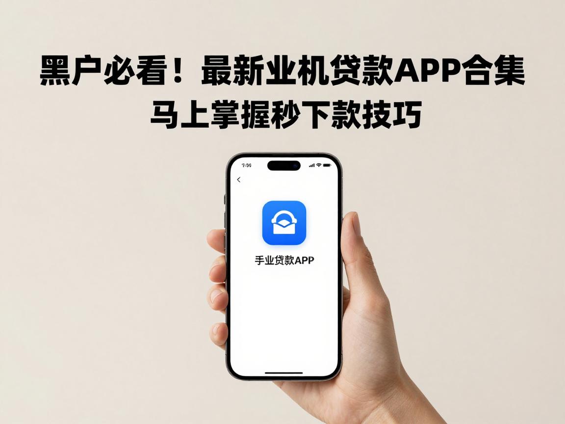 黑户必看!2026年最新专业手机贷款APP合集,马上掌握秒下款技巧