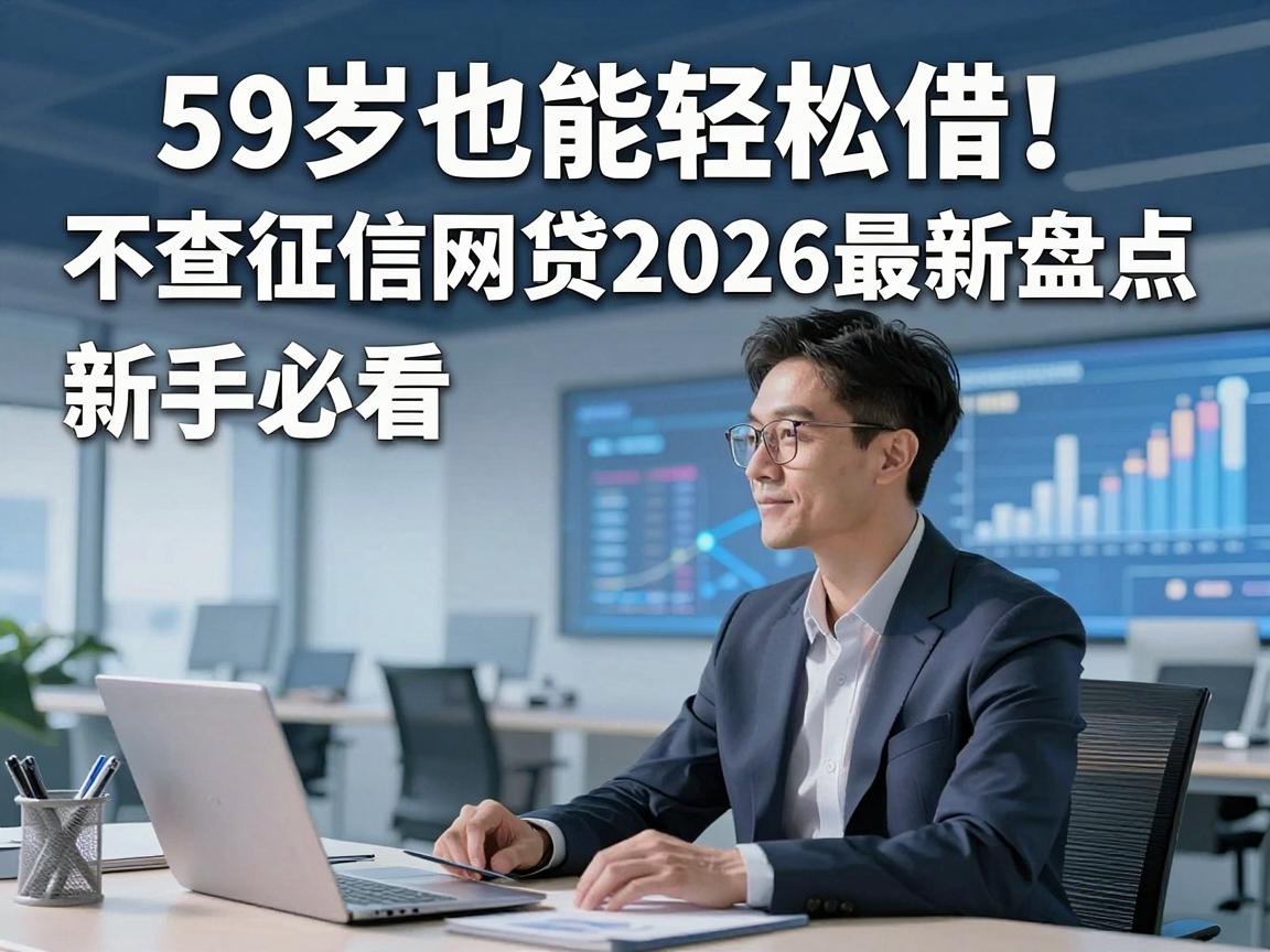 59岁也能轻松借!不查征信网贷2026最新盘点,新手必看