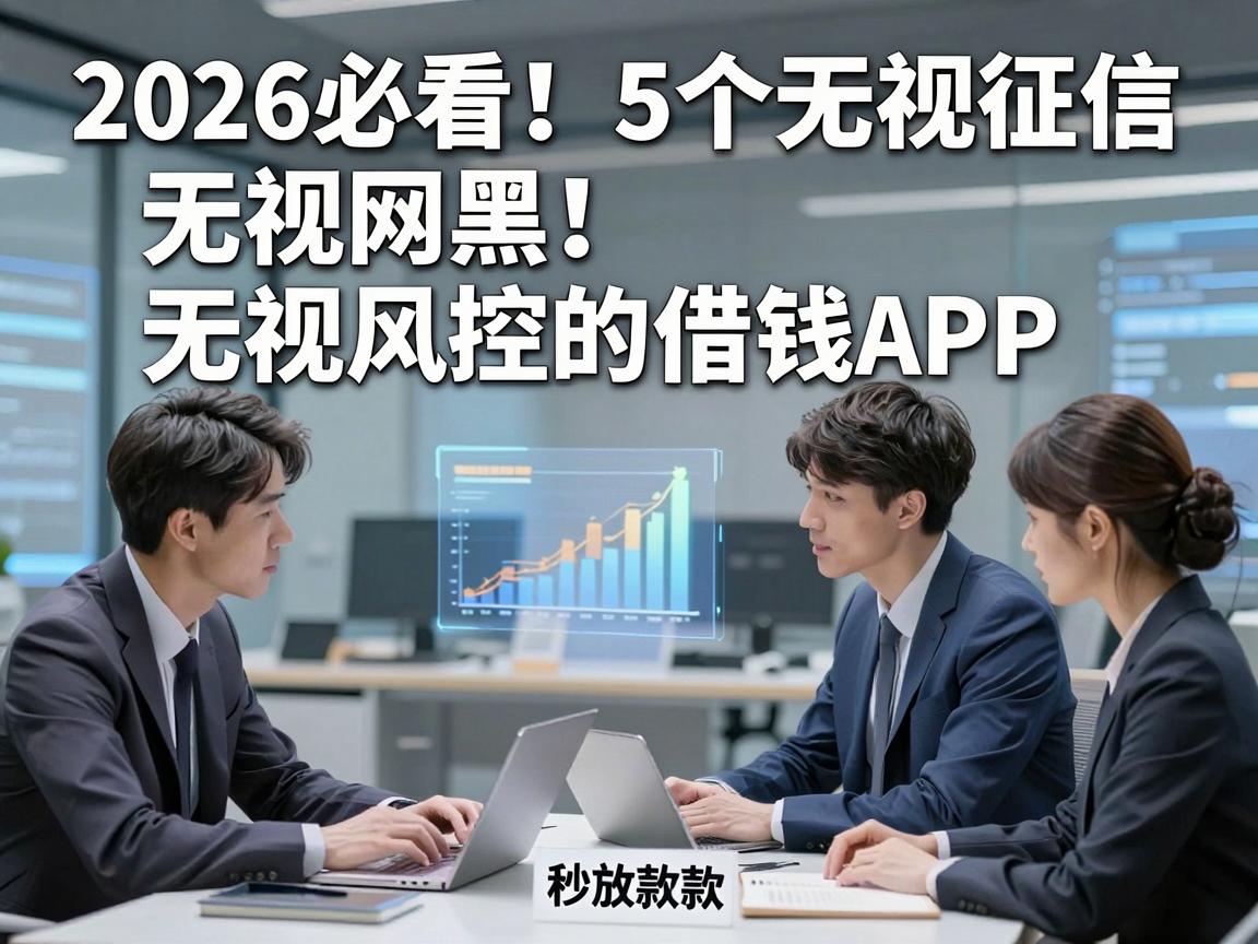 2026必看!5个无视征信、无视网黑、无视风控的借钱APP,秒放款适配急需