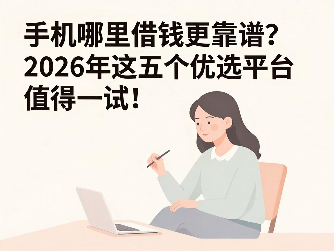 手机哪里借钱更靠谱？2026年这五个优选平台值得一试！