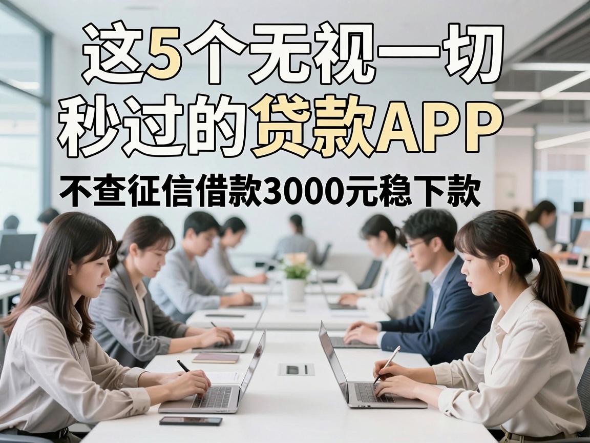 这5个无视一切秒过的贷款APP,不查征信借款3000元稳下款!