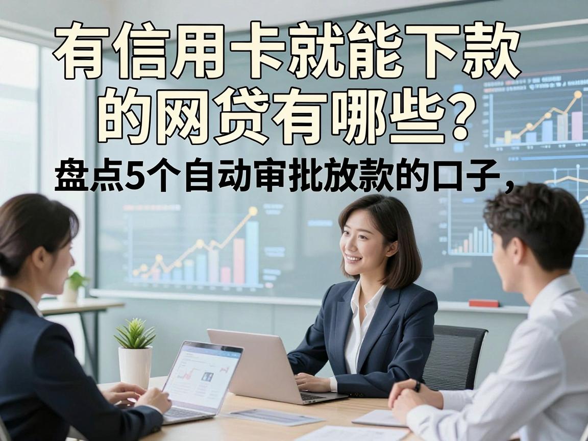 有信用卡就能下款的网贷有哪些？盘点5个自动审批放款的口子
