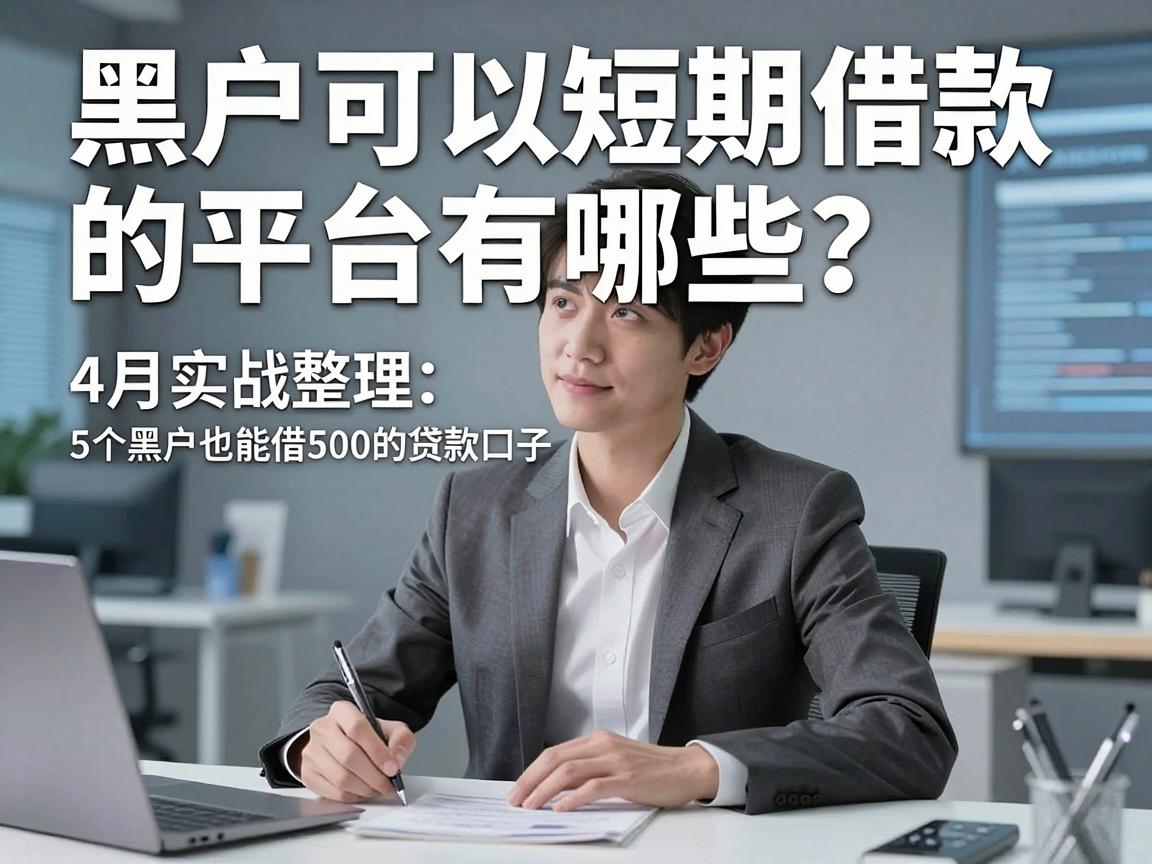 黑户可以短期借款的平台有哪些?4月实战整理:5个黑户也能借500的贷款口子