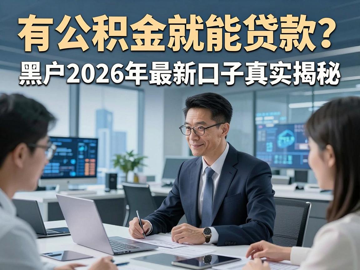 有公积金就能贷款?黑户2026年最新口子真实揭秘!