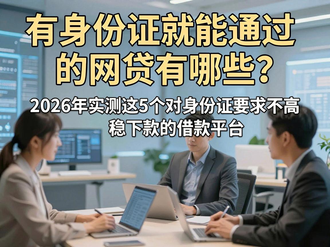 有身份证就能通过的网贷有哪些？2026年实测这5个对身份证要求不高、稳下款的借款平台