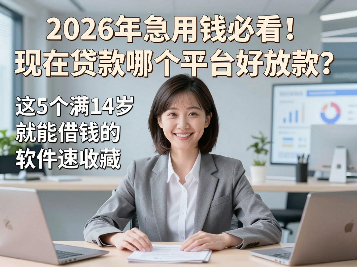 2026年急用钱必看!现在贷款哪个平台好放款?这5个满14岁就能借钱的软件速收藏